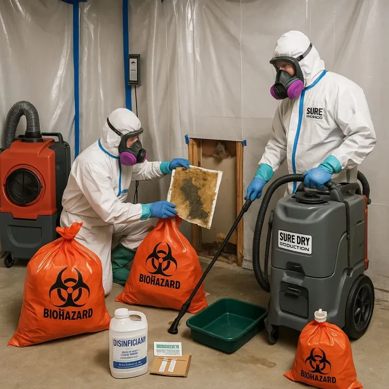 Contaminated Water Handling Protocols process in Sesser, IL